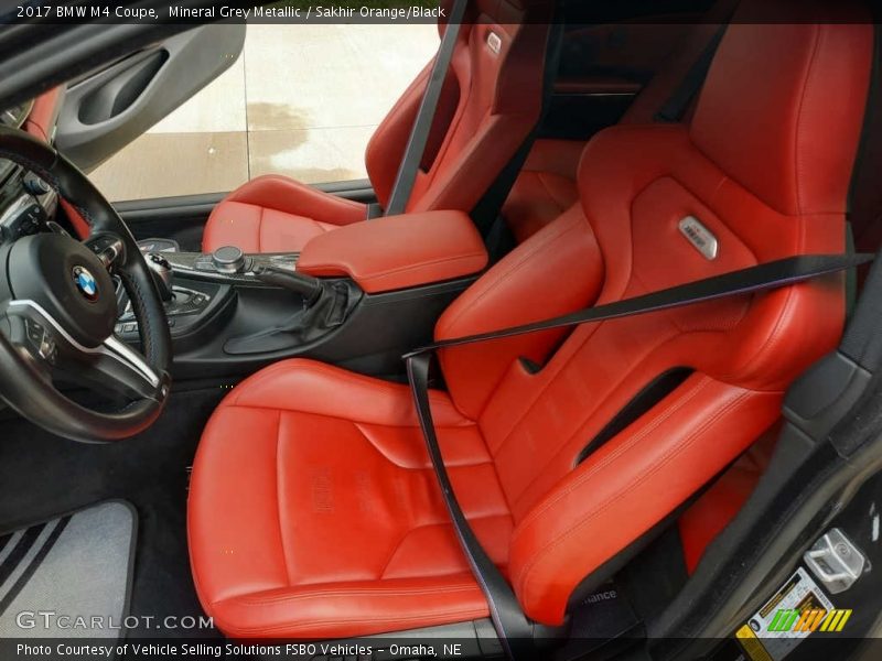 Front Seat of 2017 M4 Coupe