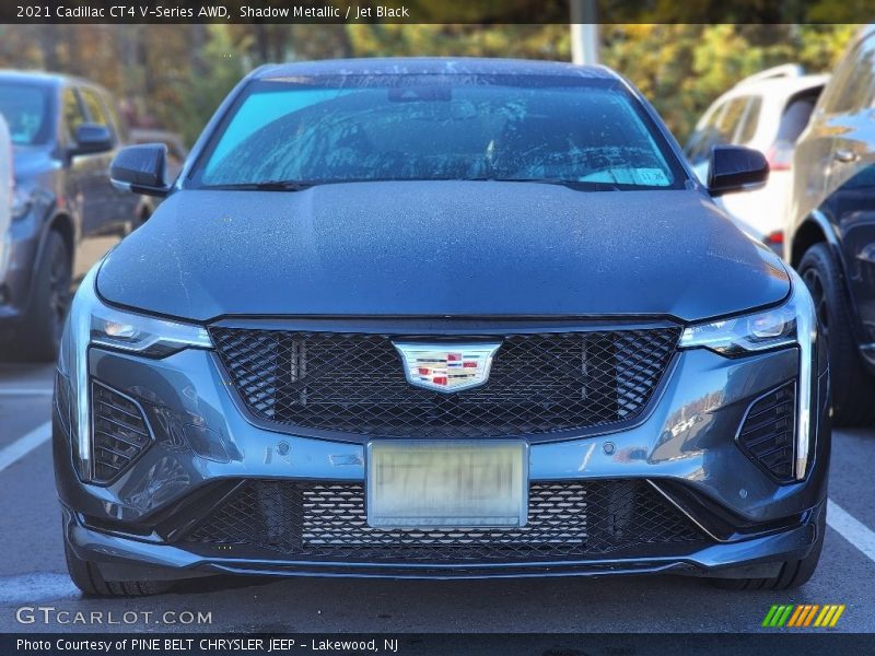 Shadow Metallic / Jet Black 2021 Cadillac CT4 V-Series AWD