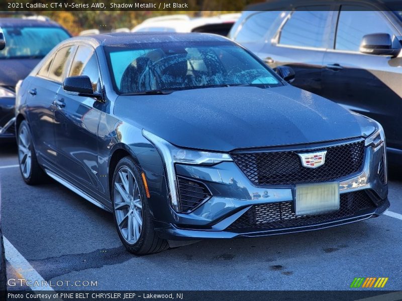 Shadow Metallic / Jet Black 2021 Cadillac CT4 V-Series AWD