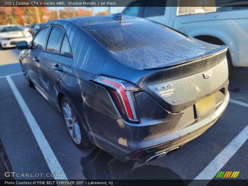 Shadow Metallic / Jet Black 2021 Cadillac CT4 V-Series AWD