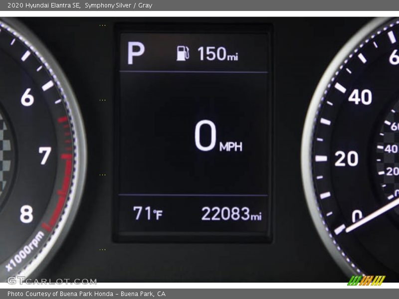 Symphony Silver / Gray 2020 Hyundai Elantra SE