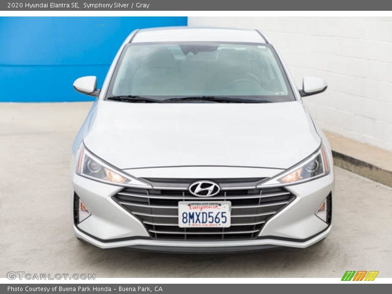Symphony Silver / Gray 2020 Hyundai Elantra SE
