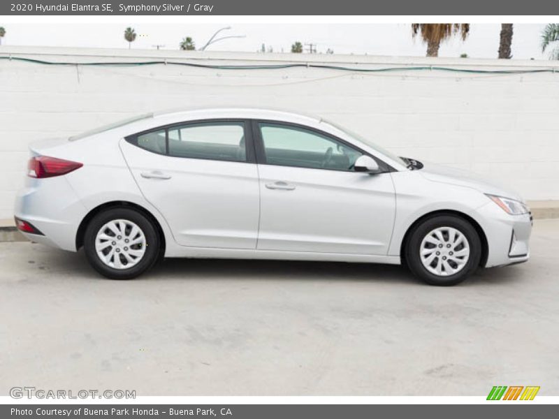 Symphony Silver / Gray 2020 Hyundai Elantra SE