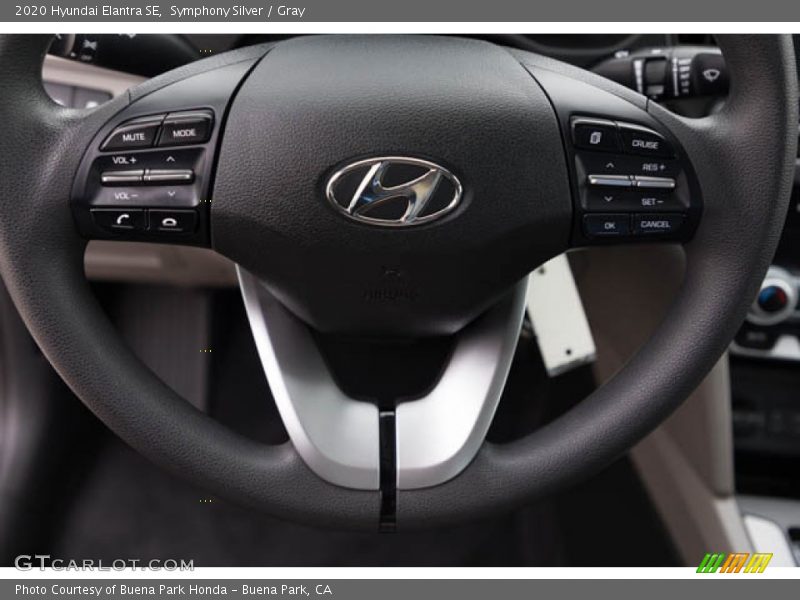 Symphony Silver / Gray 2020 Hyundai Elantra SE