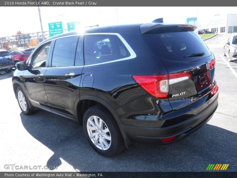 Crystal Black Pearl / Gray 2019 Honda Pilot LX AWD