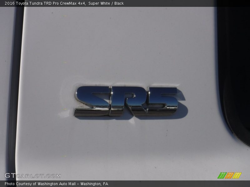 Super White / Black 2016 Toyota Tundra TRD Pro CrewMax 4x4