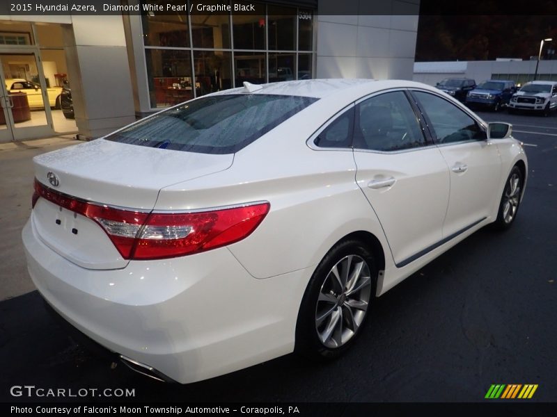 Diamond White Pearl / Graphite Black 2015 Hyundai Azera