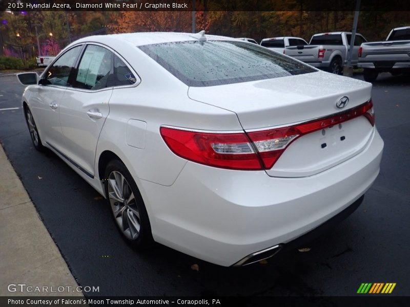 Diamond White Pearl / Graphite Black 2015 Hyundai Azera