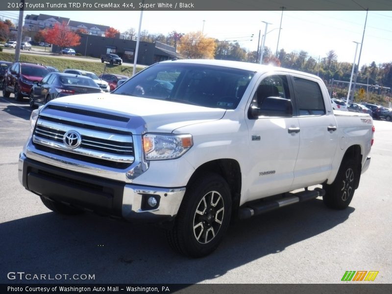 Super White / Black 2016 Toyota Tundra TRD Pro CrewMax 4x4