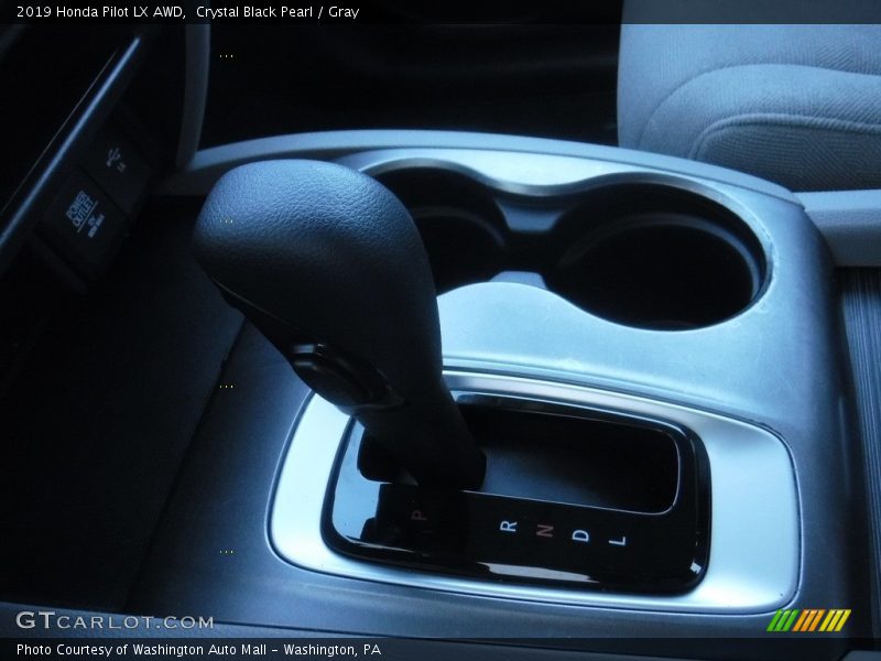 Crystal Black Pearl / Gray 2019 Honda Pilot LX AWD