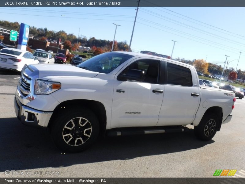 Super White / Black 2016 Toyota Tundra TRD Pro CrewMax 4x4