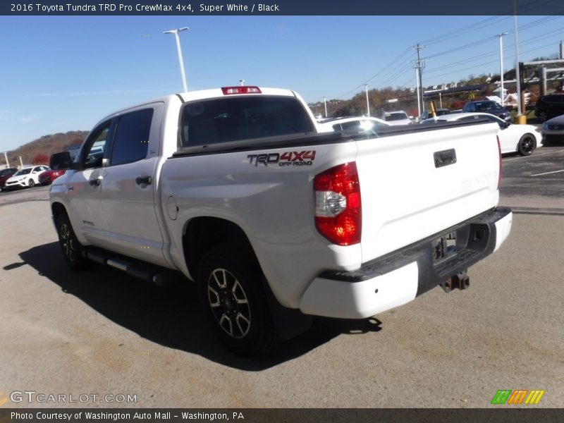Super White / Black 2016 Toyota Tundra TRD Pro CrewMax 4x4