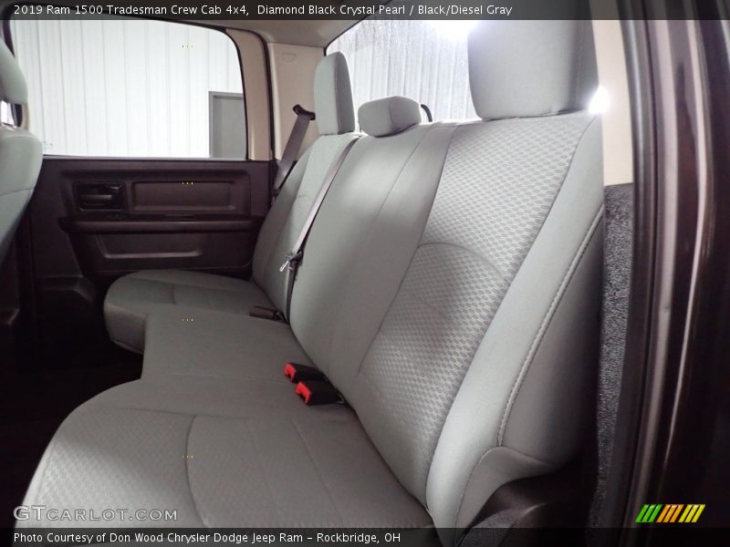 Diamond Black Crystal Pearl / Black/Diesel Gray 2019 Ram 1500 Tradesman Crew Cab 4x4