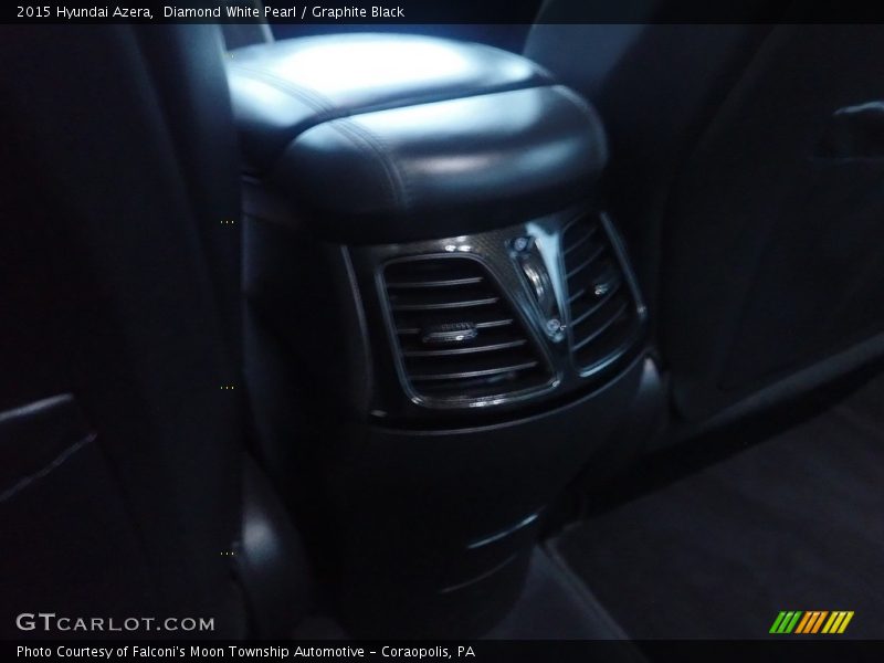 Diamond White Pearl / Graphite Black 2015 Hyundai Azera