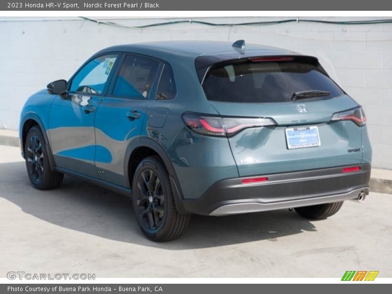 Nordic Forest Pearl / Black 2023 Honda HR-V Sport