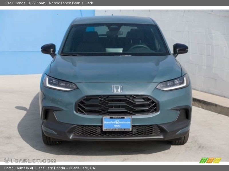 Nordic Forest Pearl / Black 2023 Honda HR-V Sport