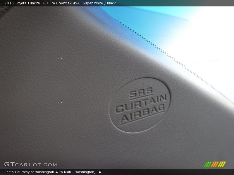Super White / Black 2016 Toyota Tundra TRD Pro CrewMax 4x4