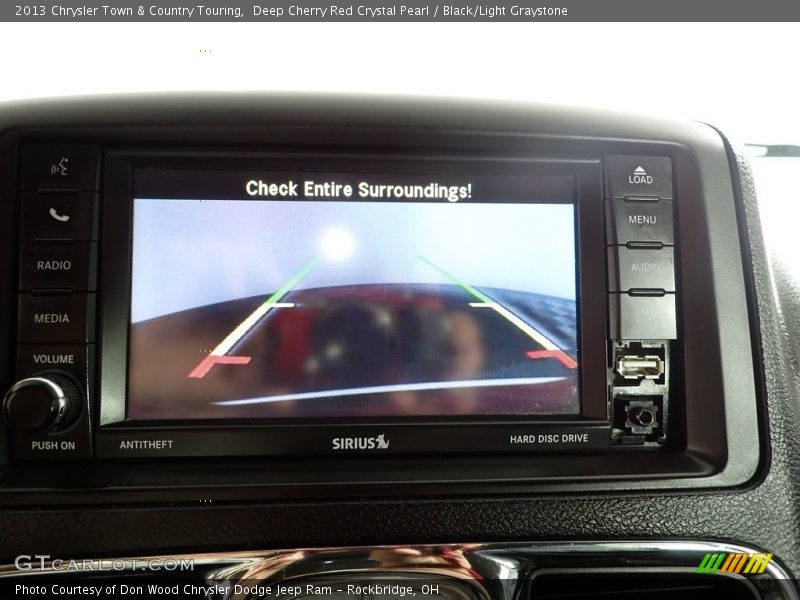 Deep Cherry Red Crystal Pearl / Black/Light Graystone 2013 Chrysler Town & Country Touring