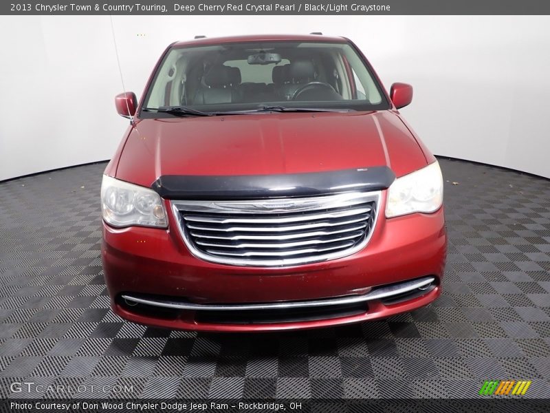 Deep Cherry Red Crystal Pearl / Black/Light Graystone 2013 Chrysler Town & Country Touring