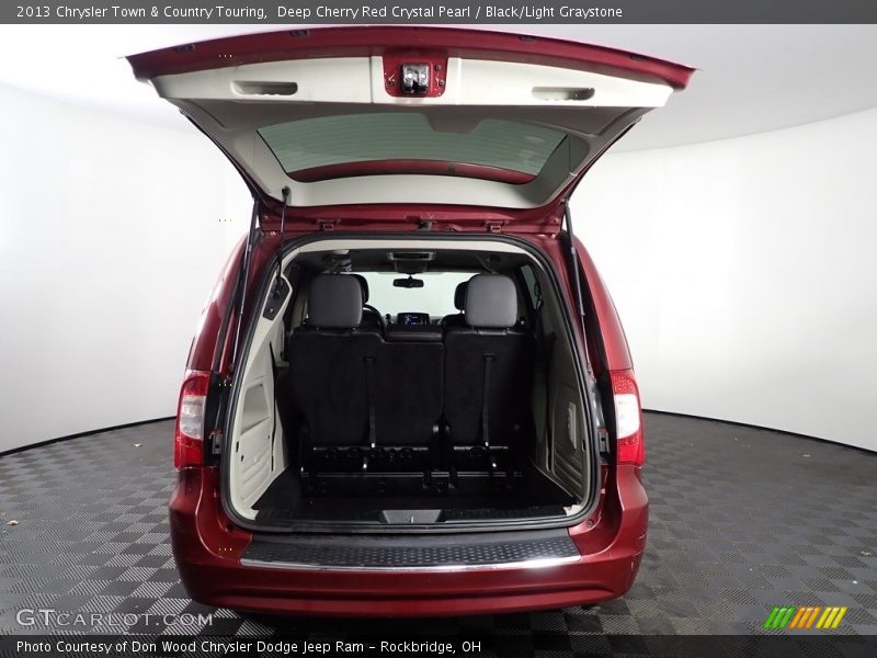Deep Cherry Red Crystal Pearl / Black/Light Graystone 2013 Chrysler Town & Country Touring