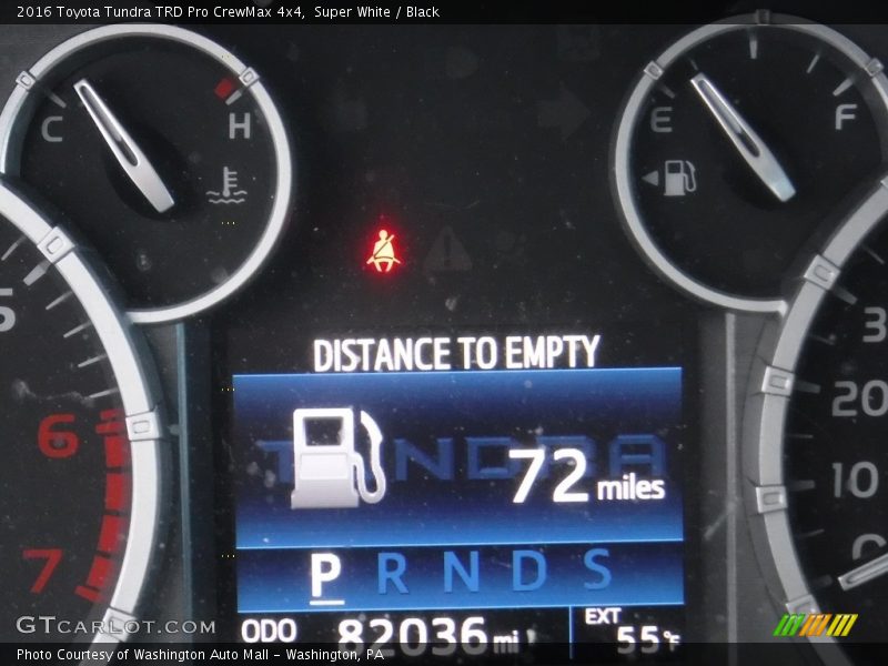Super White / Black 2016 Toyota Tundra TRD Pro CrewMax 4x4