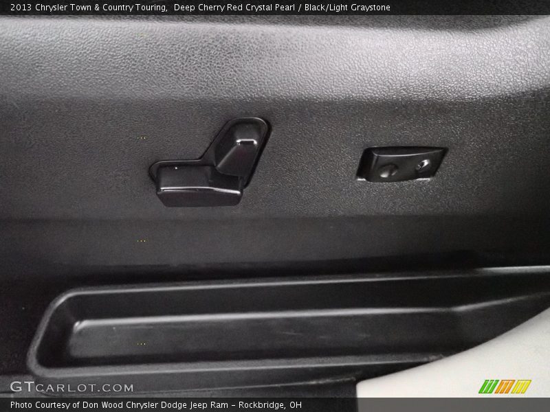 Deep Cherry Red Crystal Pearl / Black/Light Graystone 2013 Chrysler Town & Country Touring