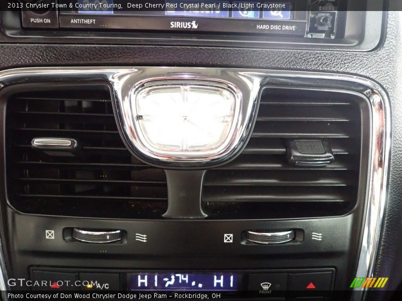 Deep Cherry Red Crystal Pearl / Black/Light Graystone 2013 Chrysler Town & Country Touring