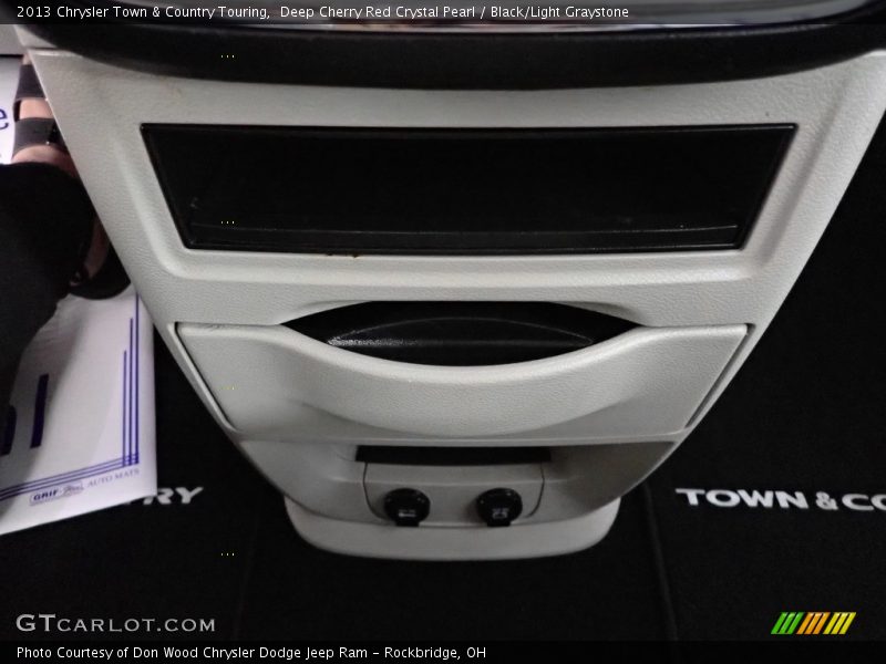 Deep Cherry Red Crystal Pearl / Black/Light Graystone 2013 Chrysler Town & Country Touring