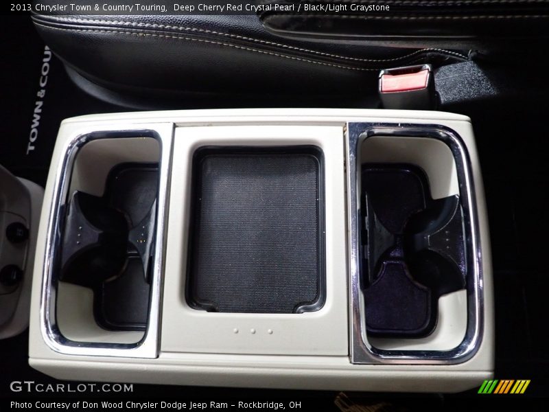 Deep Cherry Red Crystal Pearl / Black/Light Graystone 2013 Chrysler Town & Country Touring