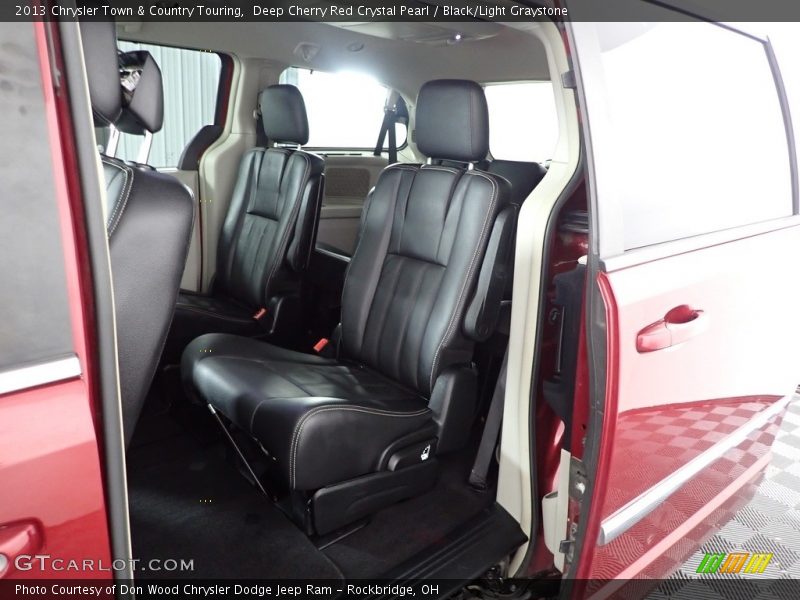 Deep Cherry Red Crystal Pearl / Black/Light Graystone 2013 Chrysler Town & Country Touring
