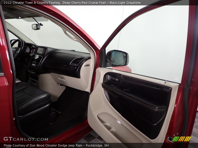 Deep Cherry Red Crystal Pearl / Black/Light Graystone 2013 Chrysler Town & Country Touring