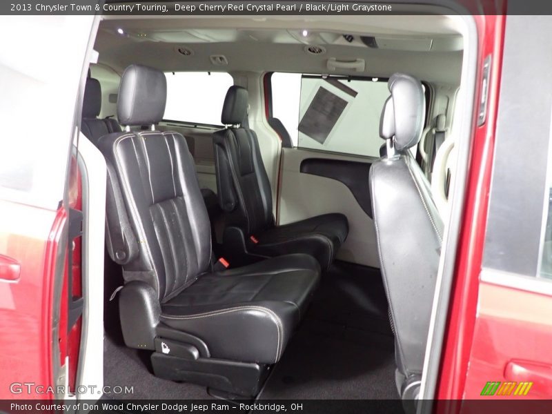 Deep Cherry Red Crystal Pearl / Black/Light Graystone 2013 Chrysler Town & Country Touring