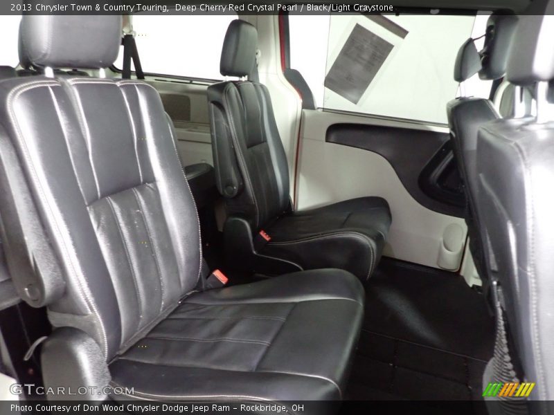 Deep Cherry Red Crystal Pearl / Black/Light Graystone 2013 Chrysler Town & Country Touring
