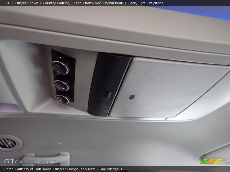 Deep Cherry Red Crystal Pearl / Black/Light Graystone 2013 Chrysler Town & Country Touring