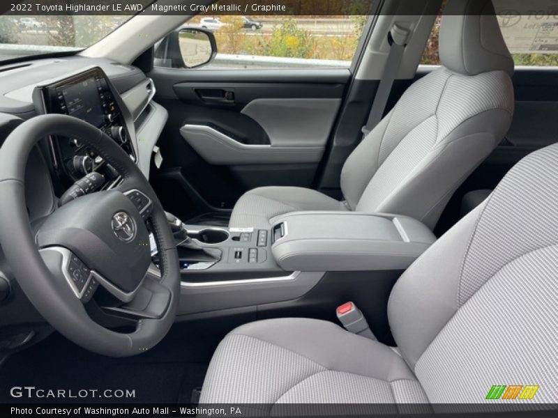 Magnetic Gray Metallic / Graphite 2022 Toyota Highlander LE AWD