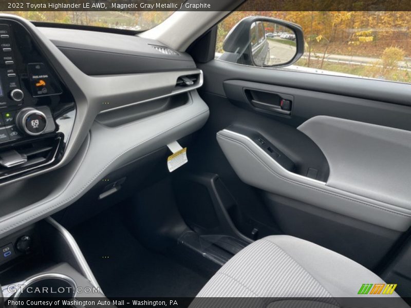Magnetic Gray Metallic / Graphite 2022 Toyota Highlander LE AWD