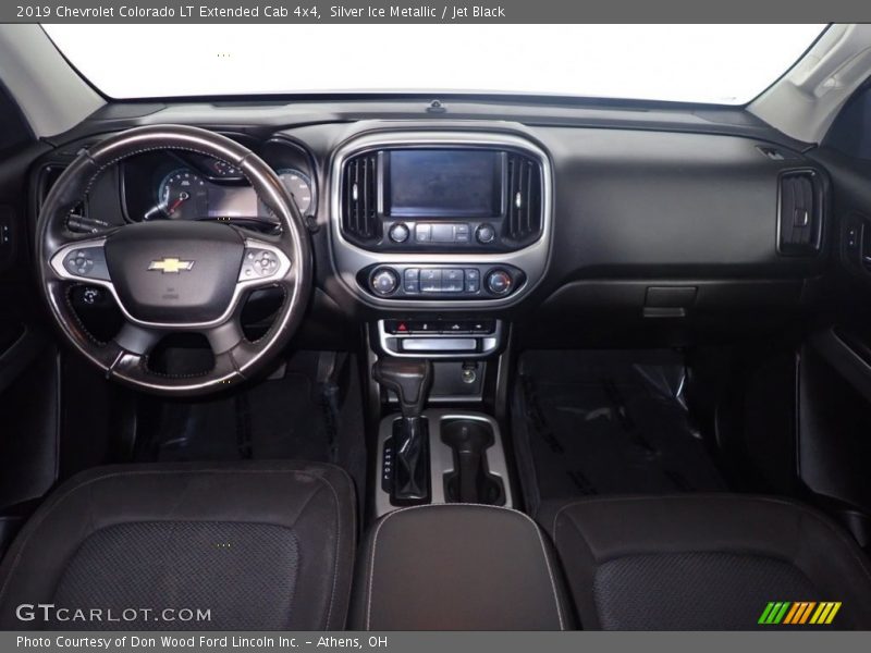 Silver Ice Metallic / Jet Black 2019 Chevrolet Colorado LT Extended Cab 4x4