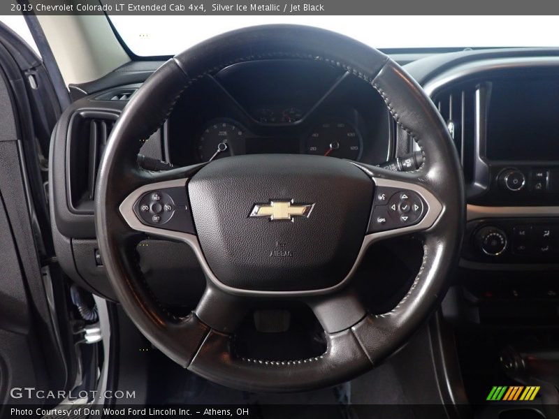 Silver Ice Metallic / Jet Black 2019 Chevrolet Colorado LT Extended Cab 4x4