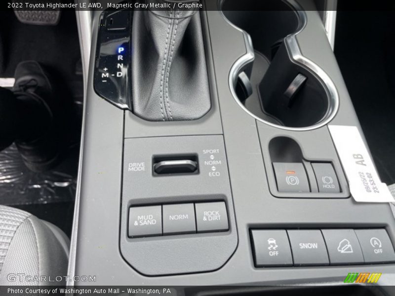 Magnetic Gray Metallic / Graphite 2022 Toyota Highlander LE AWD