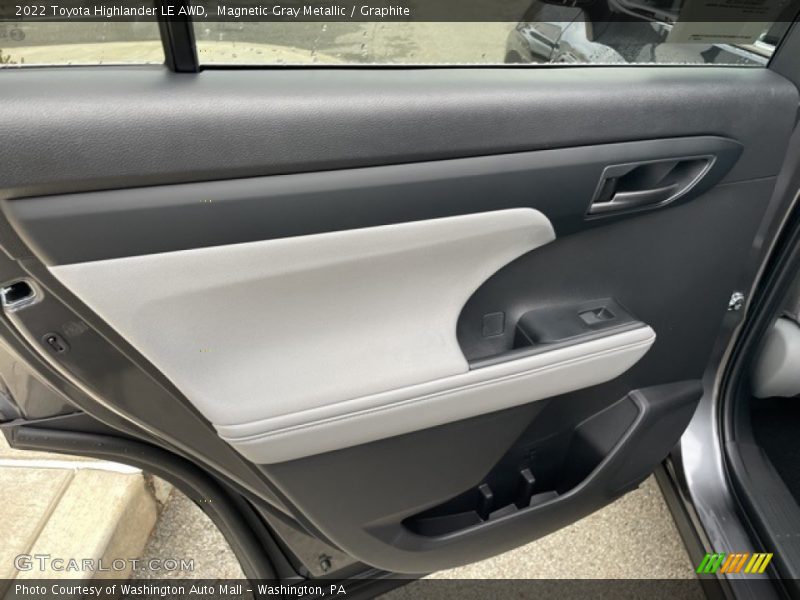 Magnetic Gray Metallic / Graphite 2022 Toyota Highlander LE AWD