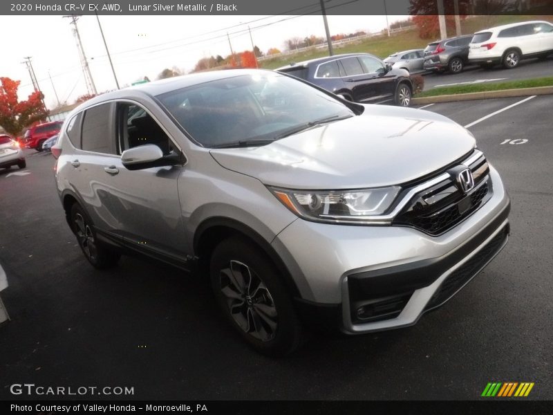 Lunar Silver Metallic / Black 2020 Honda CR-V EX AWD