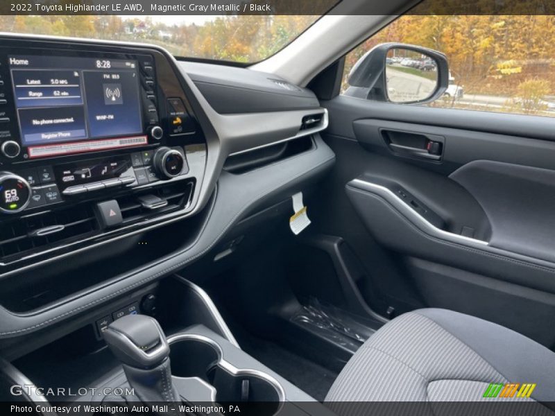 Magnetic Gray Metallic / Black 2022 Toyota Highlander LE AWD