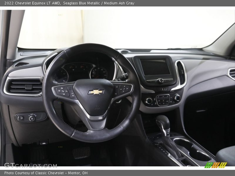 Seaglass Blue Metallic / Medium Ash Gray 2022 Chevrolet Equinox LT AWD
