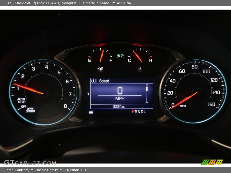 Seaglass Blue Metallic / Medium Ash Gray 2022 Chevrolet Equinox LT AWD