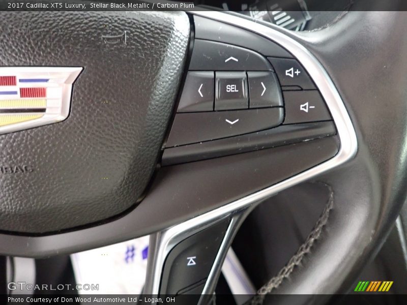 Stellar Black Metallic / Carbon Plum 2017 Cadillac XT5 Luxury