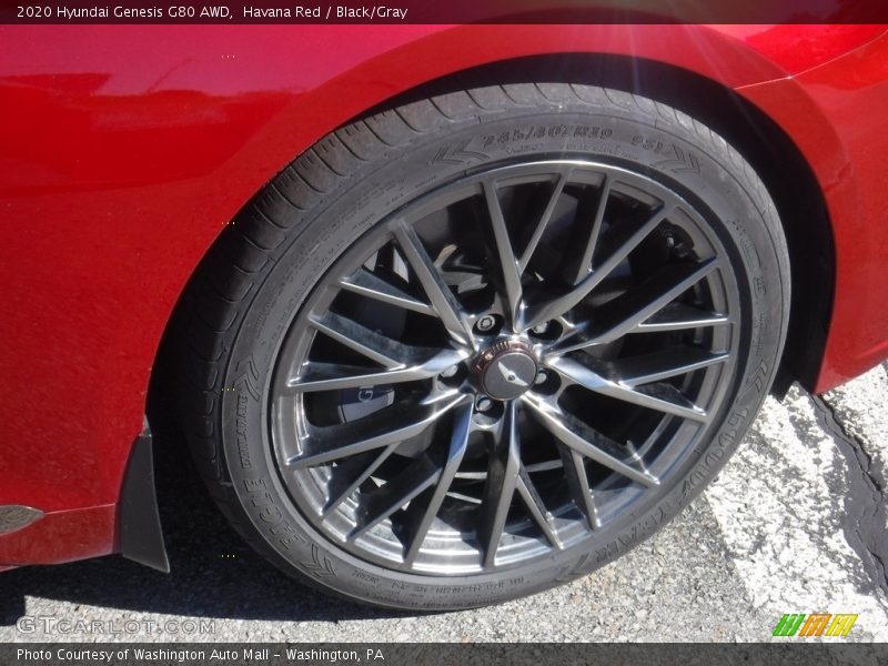 Havana Red / Black/Gray 2020 Hyundai Genesis G80 AWD