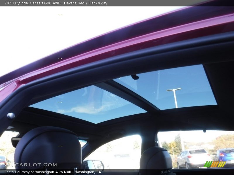 Havana Red / Black/Gray 2020 Hyundai Genesis G80 AWD