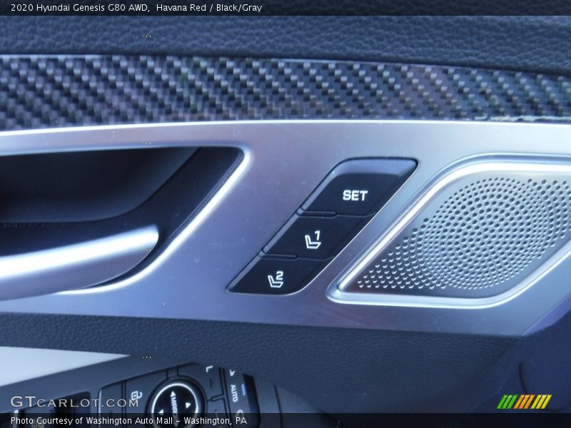 Havana Red / Black/Gray 2020 Hyundai Genesis G80 AWD