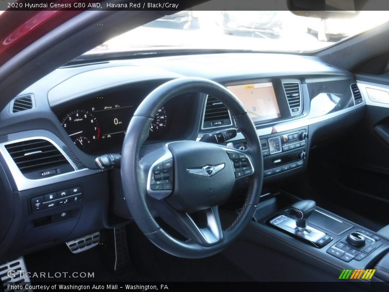 Havana Red / Black/Gray 2020 Hyundai Genesis G80 AWD