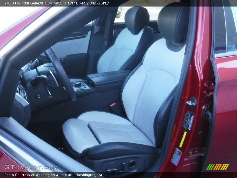 Front Seat of 2020 Genesis G80 AWD